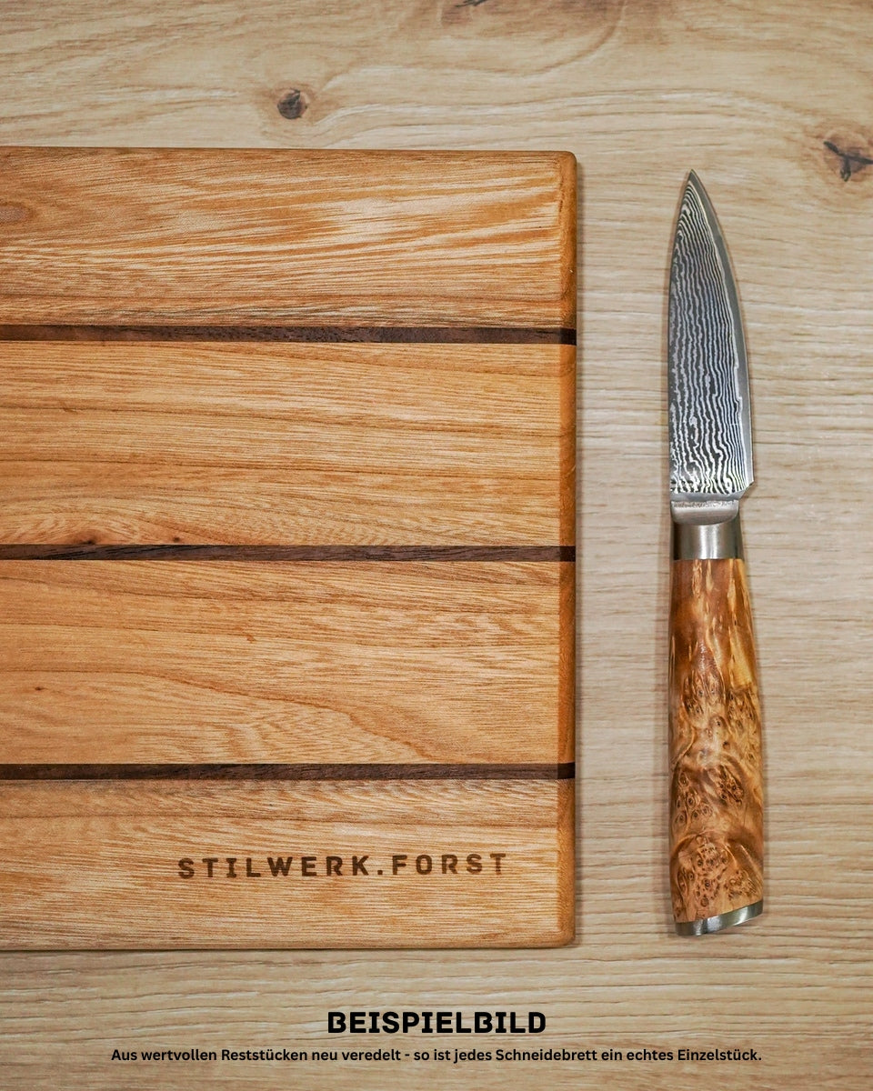 Überraschungsschneidebrett Nachhaltiger Holzmix