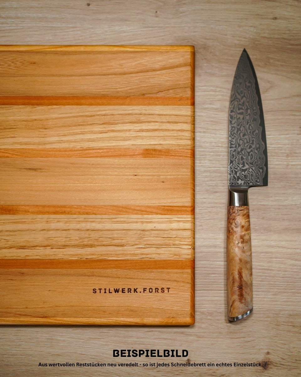 Überraschungsschneidebrett Nachhaltiger Holzmix