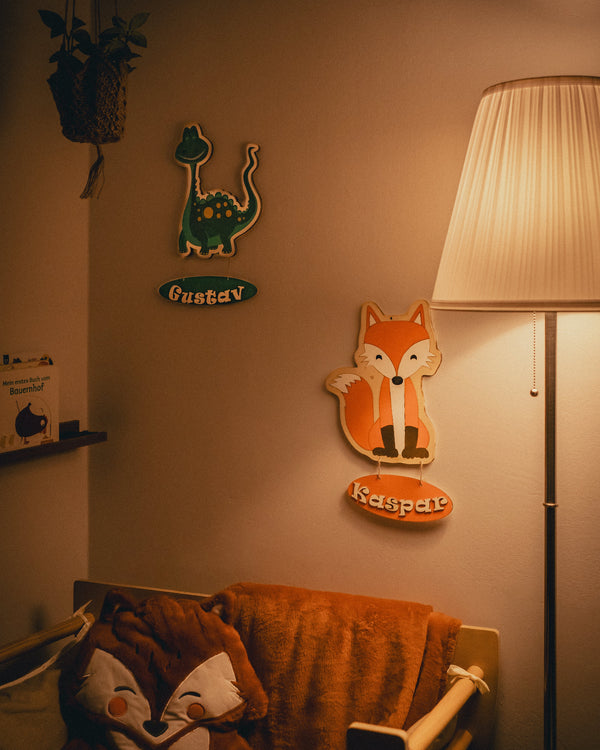 Personalisierte Namensschilder